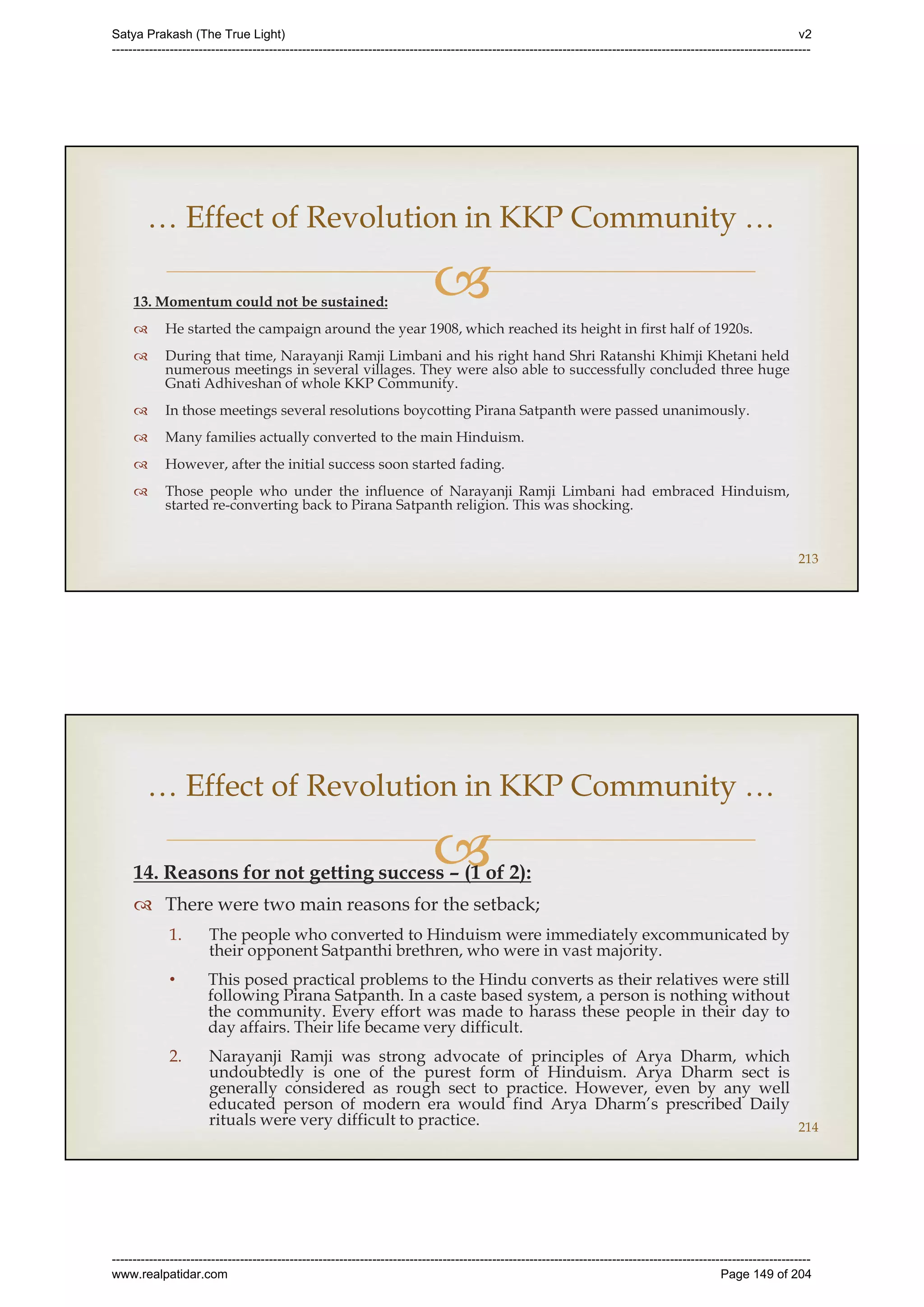 Series 40 -Satya Prakash - The True Light - History of Pirana Satpanth -in English