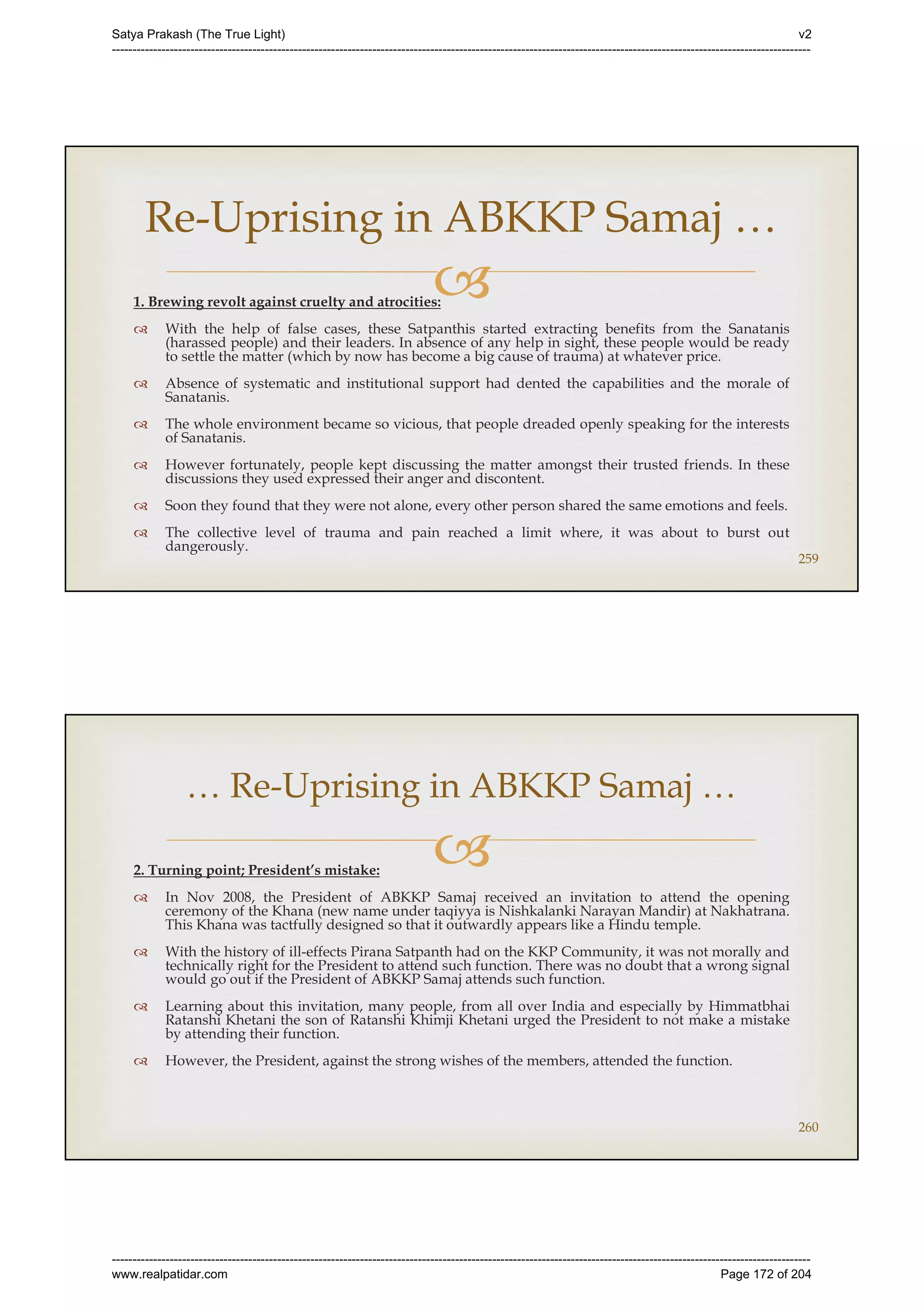 Series 40 -Satya Prakash - The True Light - History of Pirana Satpanth -in English