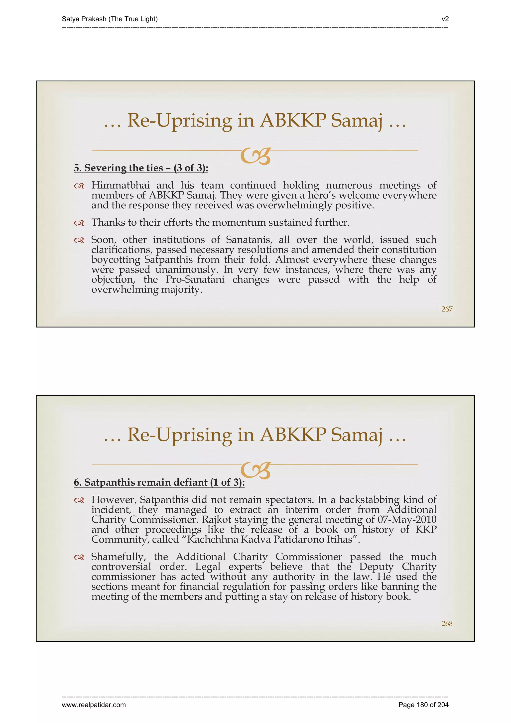 Series 40 -Satya Prakash - The True Light - History of Pirana Satpanth -in English