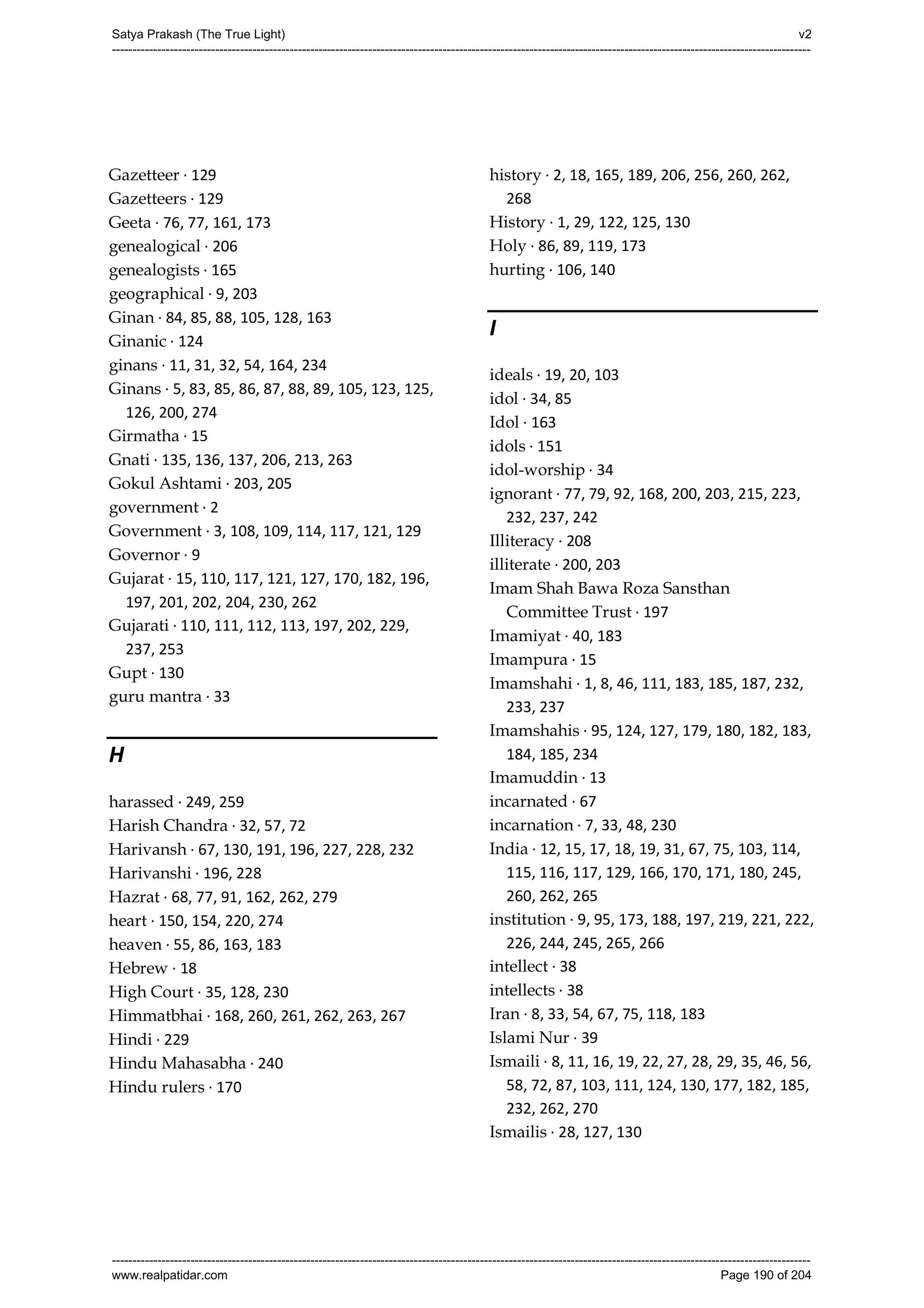 Series 40 -Satya Prakash - The True Light - History of Pirana Satpanth -in English