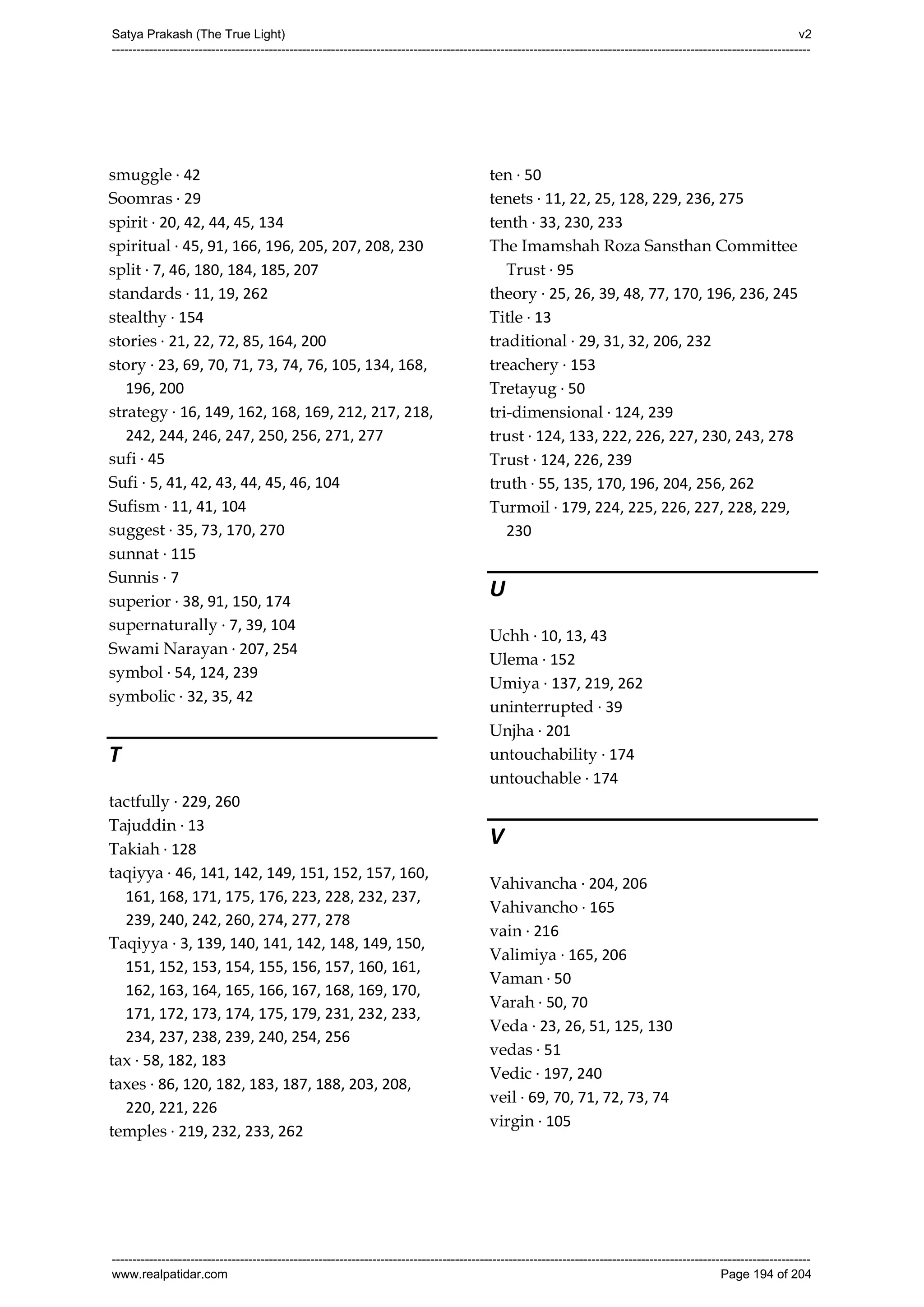 Series 40 -Satya Prakash - The True Light - History of Pirana Satpanth -in English