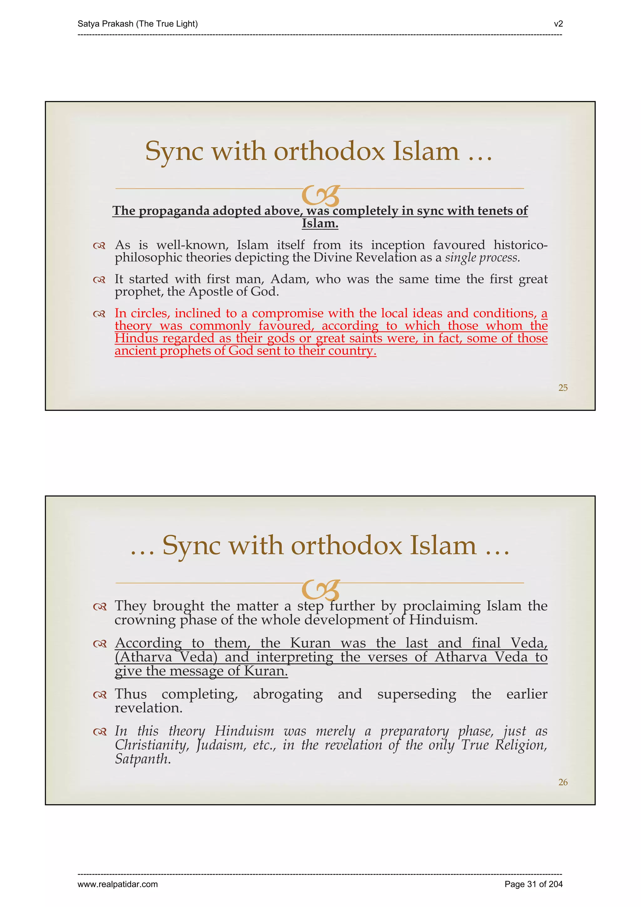 Series 40 -Satya Prakash - The True Light - History of Pirana Satpanth -in English