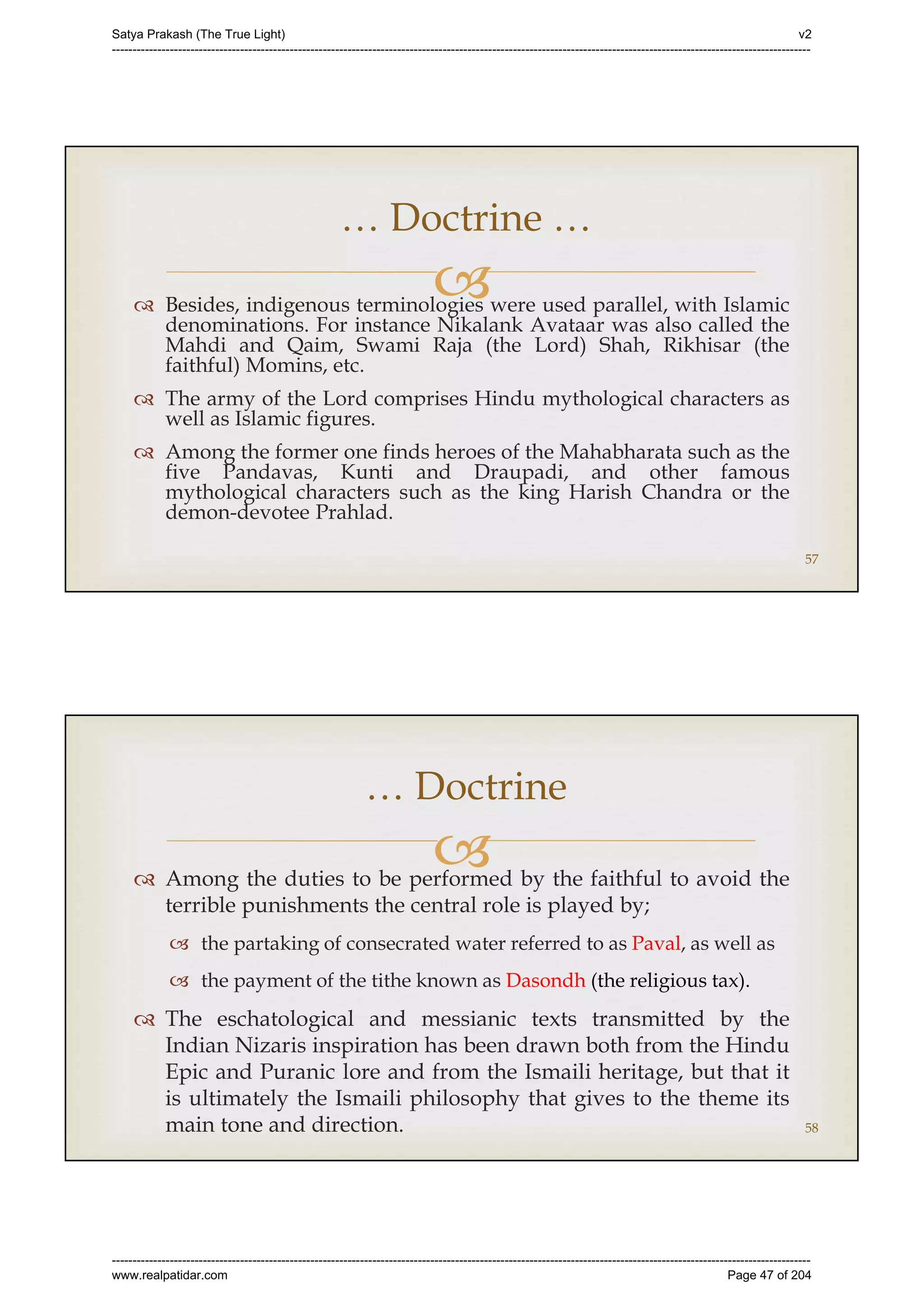 Series 40 -Satya Prakash - The True Light - History of Pirana Satpanth -in English