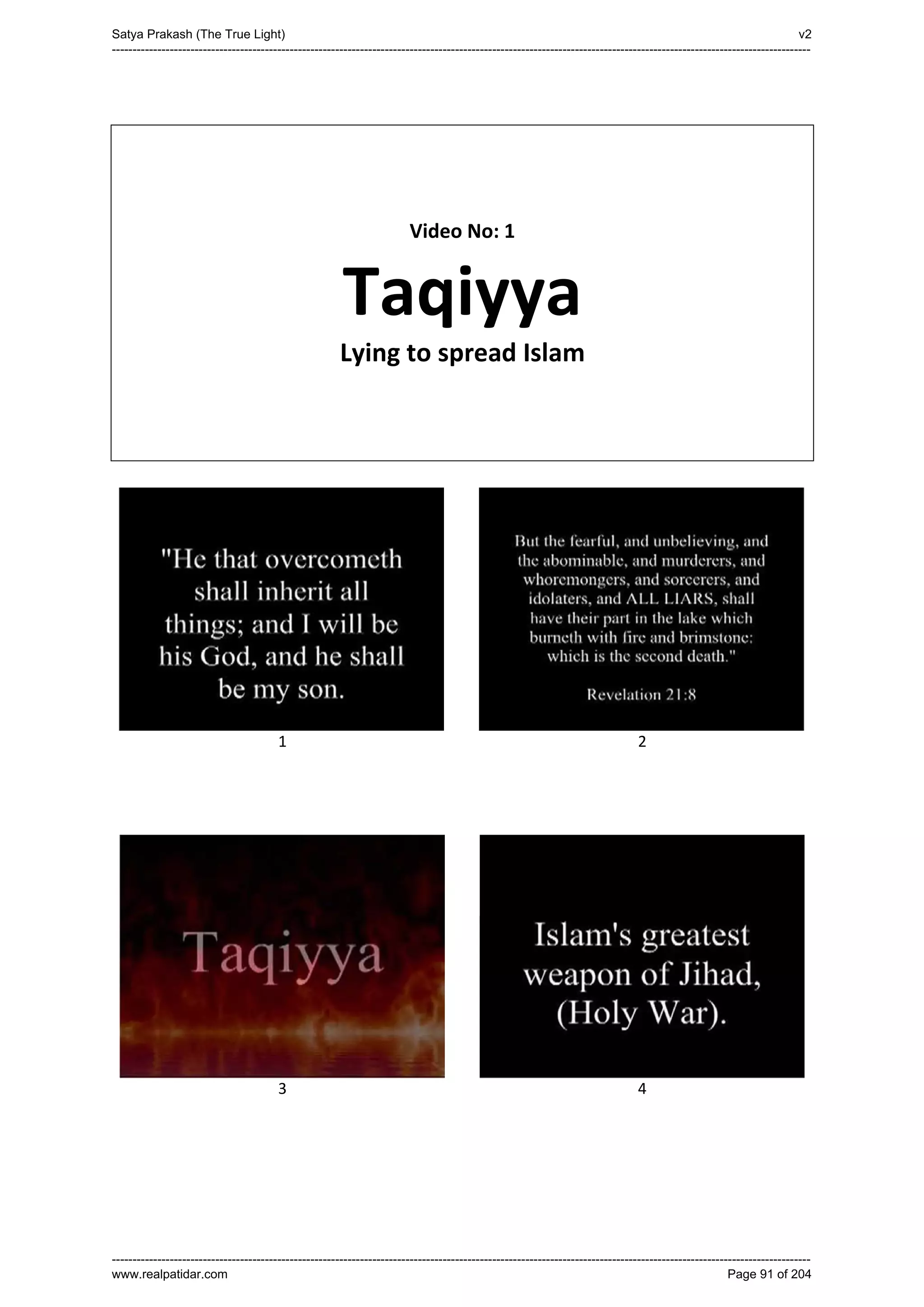 Series 40 -Satya Prakash - The True Light - History of Pirana Satpanth -in English