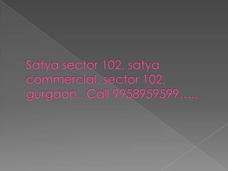 Satya sector 102, satya commercial, sector