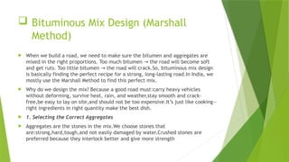 HIGHWAY CONSTRUCTION: BITUMENOUS MIX DESIGN | PPTX