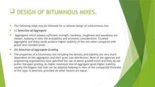 HIGHWAY CONSTRUCTION: BITUMENOUS MIX DESIGN | PPTX