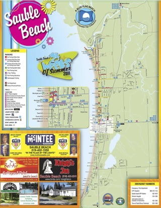 Sauble Beach 2011 Map