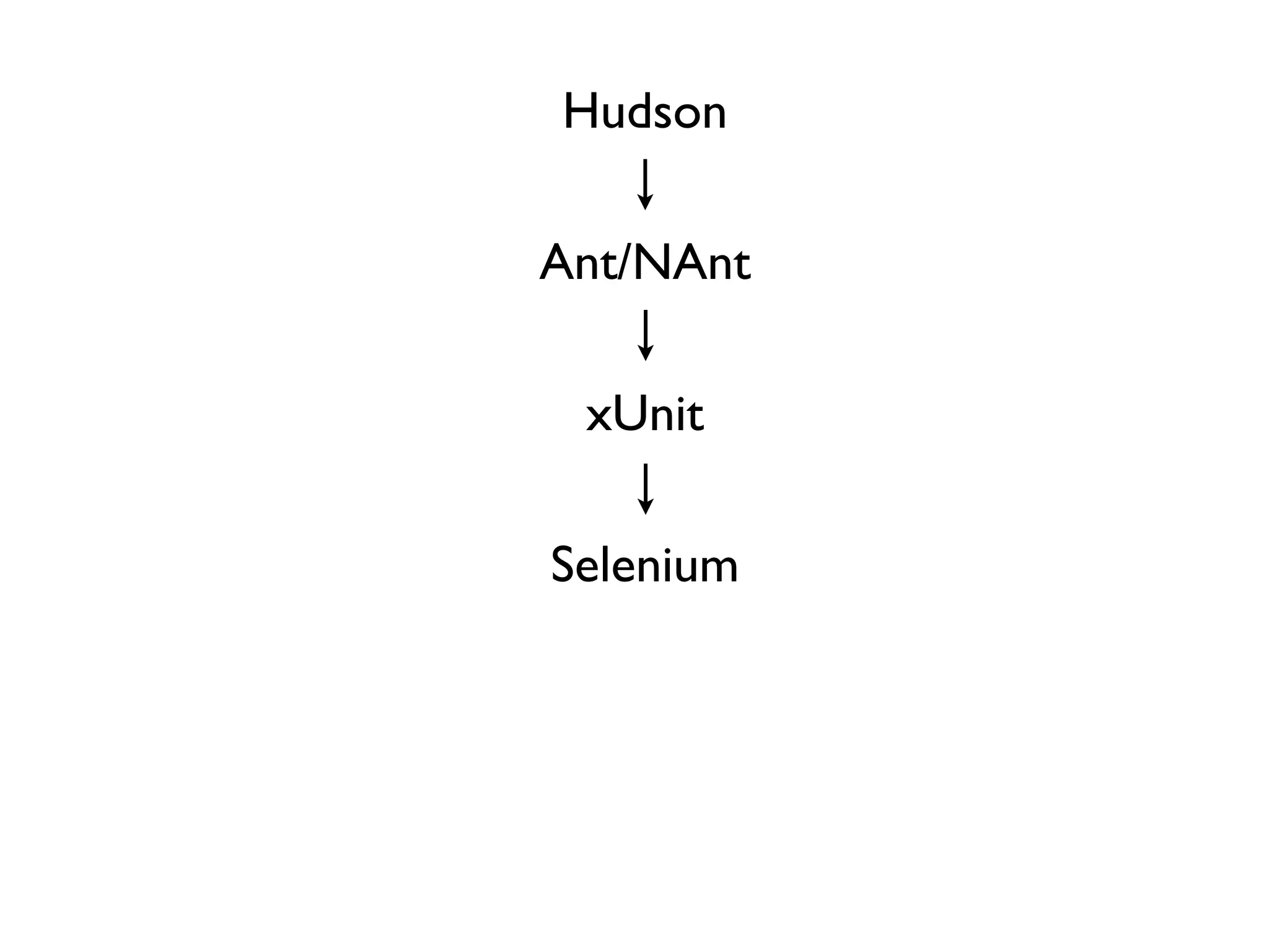 Hudson Ant/NAnt xUnit Selenium 