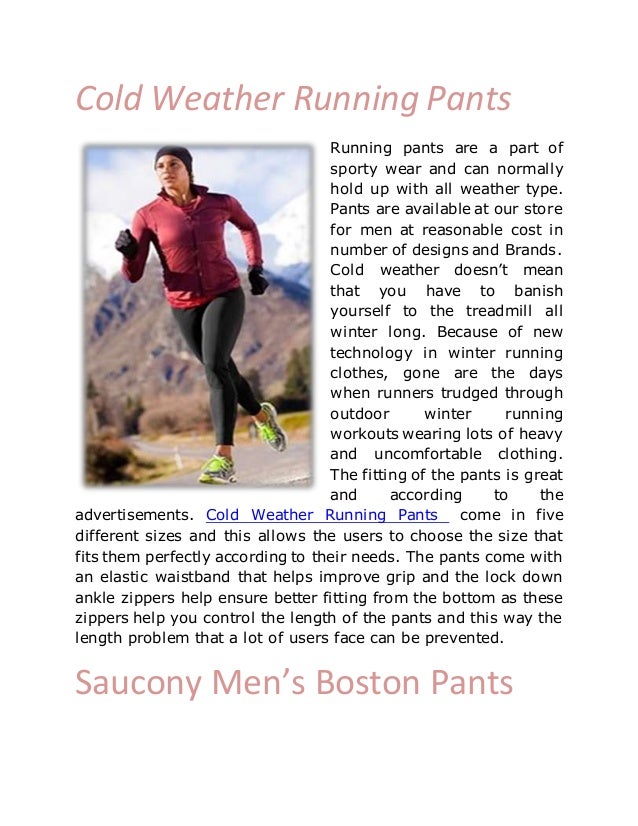 saucony men's boston pants