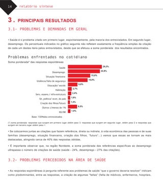 Saude Opiniao Brasileiros