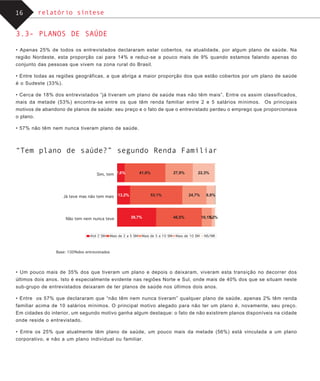 Saude Opiniao Brasileiros