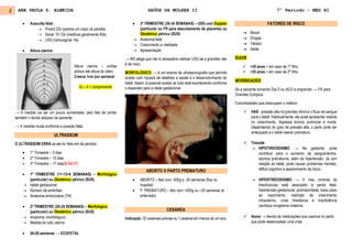 SAUDE DA MULHER 2 - GINECOLOGIA E OBSTETRICIA RESUMO | DOCX