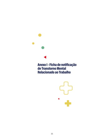 35
AnexoI-Fichadenotificação
deTranstornoMental
RelacionadoaoTrabalho
 