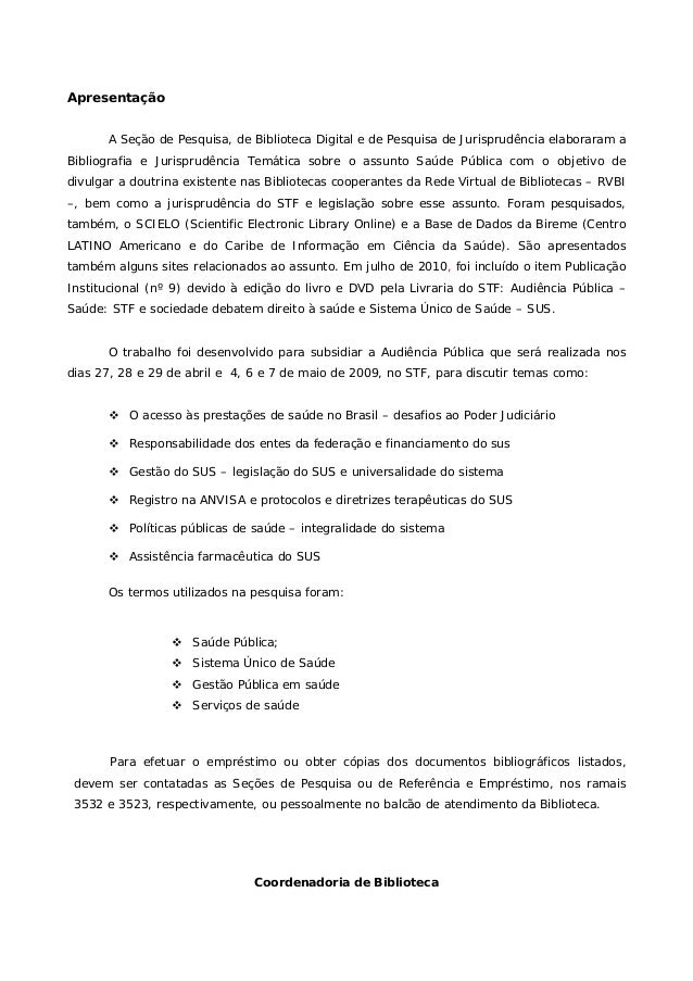 Monografia saude publica