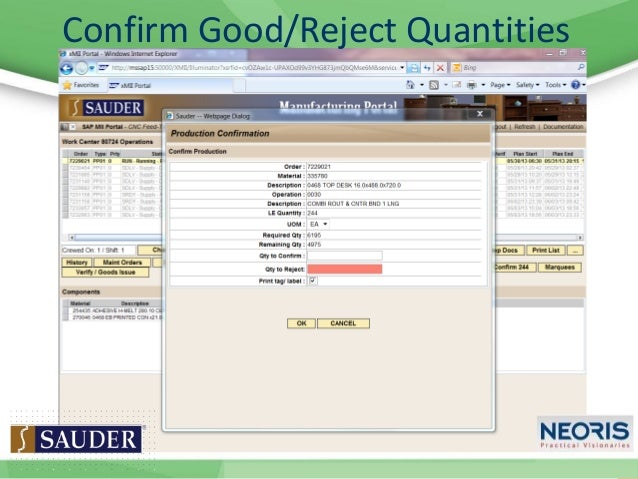 Sauder Woodworking: Enhancing the lean journey with SAP MII