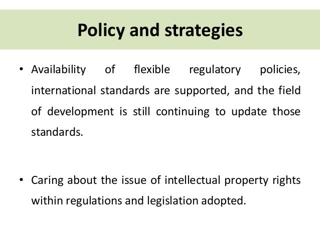 Legislation And Standards Relating To Intellectual Property Legislation And Standards Relating To Intellectual Property