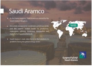 Saudi Aramco custom presentation by Writers Per Hour