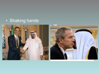 Welcomes and accepts people from other countriesDominated by the values of Islam.