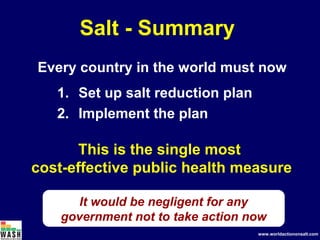 Salt Plan Example Salt Worldwide Action | PPT