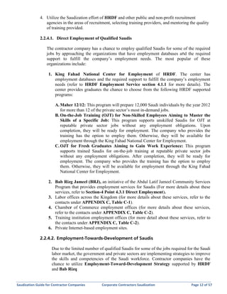 Saudization Strategy Saudization guide contractor | PDF