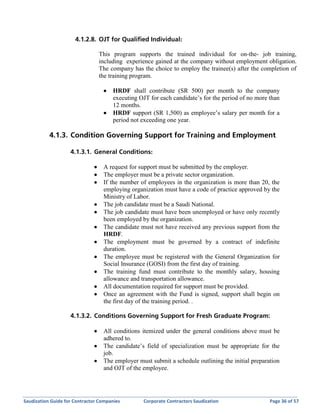 Saudization Level Saudization guide contractor | PDF