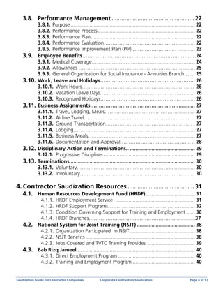 Saudization Level Saudization guide contractor | PDF