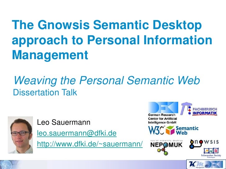 Dissertation semantic web