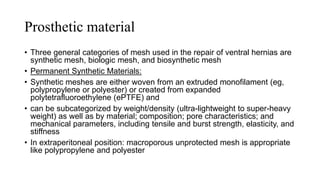 Incisional hernia management in surgery.pptx