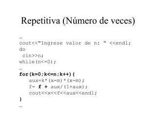 Estructuras Repetitivas C++ | PDF