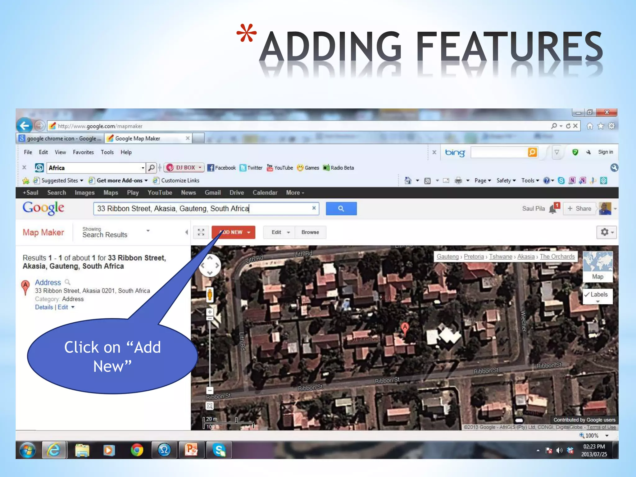 *
Click on “Add
New”