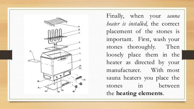Sauna heaters installation Guide