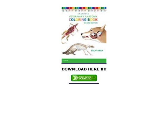 Download Best Book Saunders Veterinary Anatomy Coloring Book PDF
