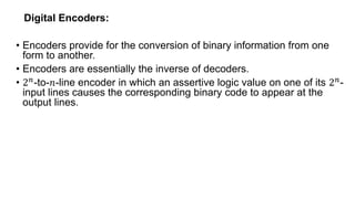 How To Code Encoders S&A Unit 3 Digital Encoders, Shaft Encoders and Switches | PDF