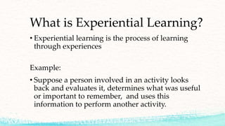 Experiential Learning | PPTX