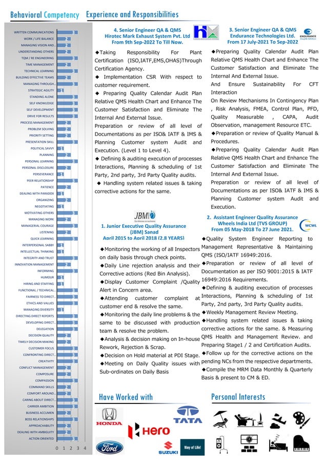 Qa Qms Resume Qa Qms Resume