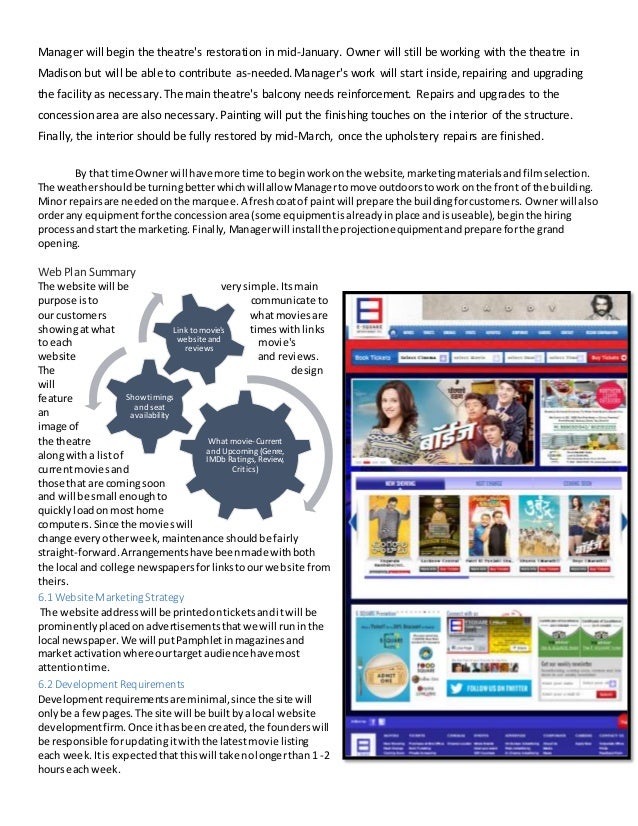 Film business plan examples image