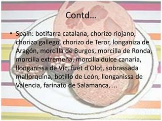 CLASSIFICATIONBASIS OF CLASSIFICATIONType of meat