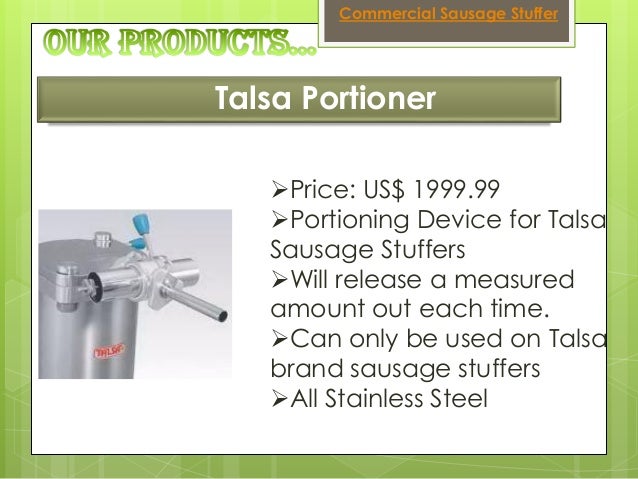 used commercial sausage stuffer for sale