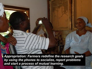 Sauti ya wakulima: using mobile phones to make the voices of rural farmers in Tanzania heard.