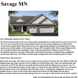 Savage MN homes for sale