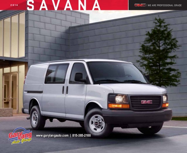 2014 gmc savana