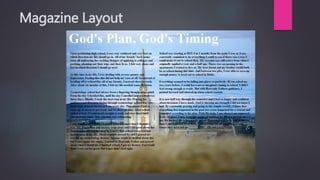 Magazine Layout