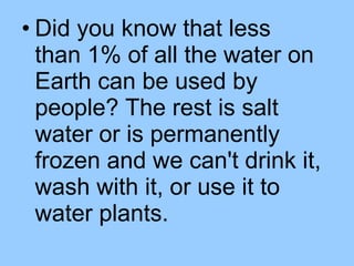Save Water | PPT