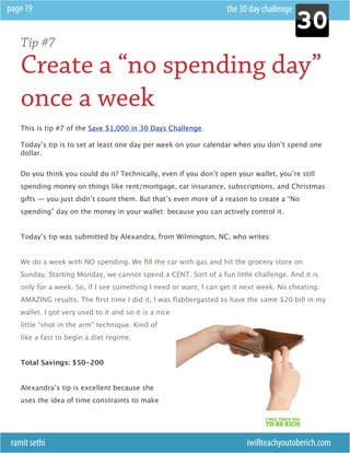 Save 1 000 In 30 Days