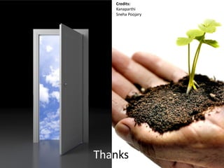 Credits:
Kanaparthi
Sneha Poojary
Thanks