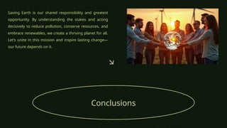 Save Earth.pptx and project everyone should save earth | PPTX