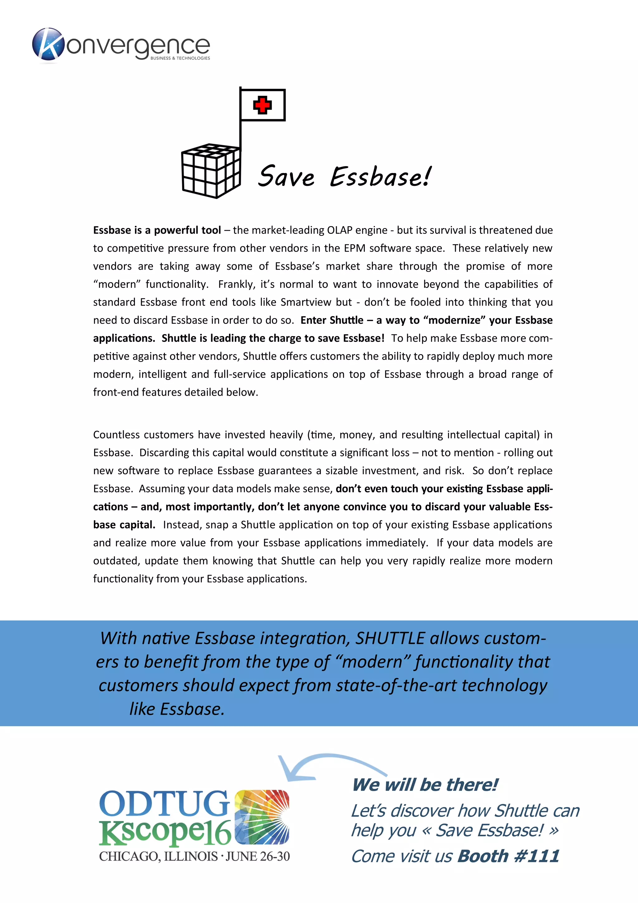 Save Essbase! | PDF
