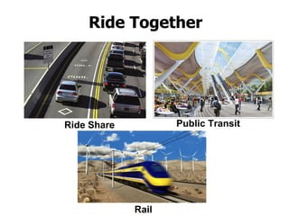 Ride Together Public Transit Ride Share Rail 
