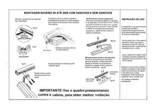 Manual de Montagem da Saveiro 98 a 2009 com ou sem ganchos 2017